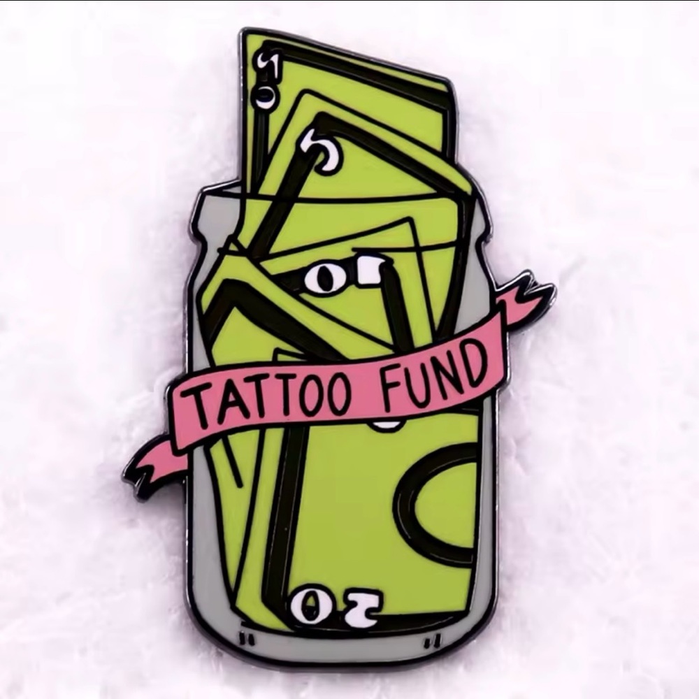 Tattoo Fund Enamel Pin